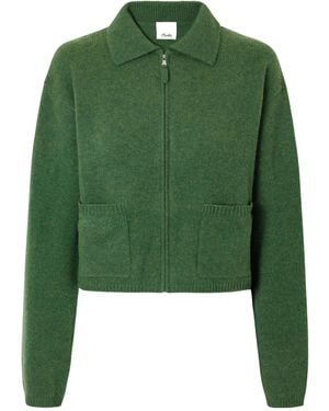 Allude Cashmere Cardigan - Green