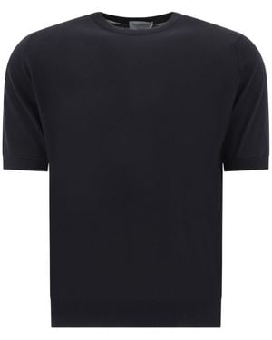 John Smedley Kempton Classic T-Shirt - Black
