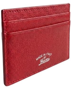 Gucci Lira Card Case - Red