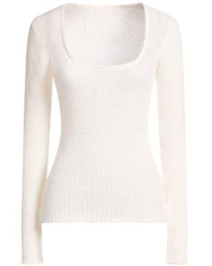 Jacquemus Solid-Color Knitted Jumper - White