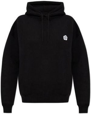 KENZO Logo Patch Hoodie - Blue