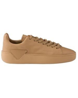 Prada Lace-Up Sneakers - Natural