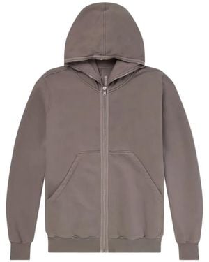 Rick Owens Zipped Hoodie - Grey