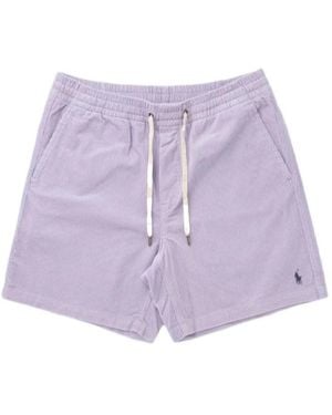 Polo Ralph Lauren Corduroy Drawstring Shorts - Purple