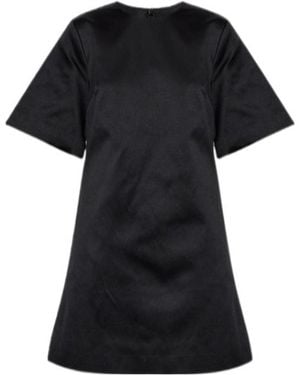 By Malene Birger Harperz Short-Sleeve Mini Dress - Black