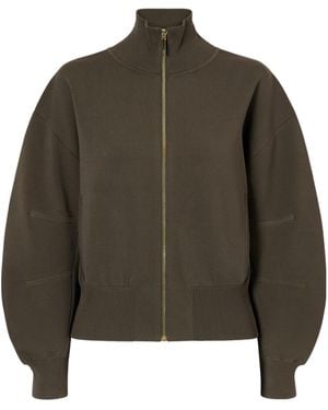 JOSEPH Sable Zip Knitted Jacket - Green