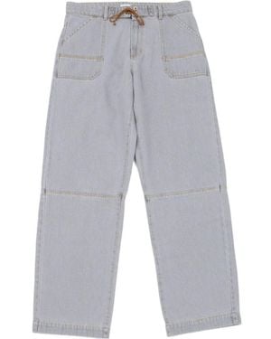 GIMAGUAS Mitch Drawstring Pocket Jeans - Grey
