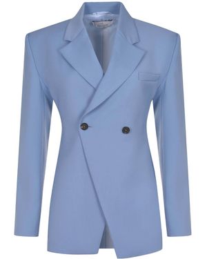 GIUSEPPE DI MORABITO Double-Breasted Jacket - Blue