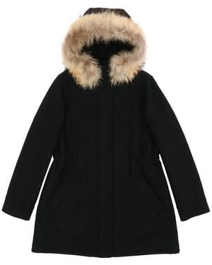 Weekend by Maxmara Hooded Overcoat - Black