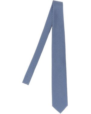 Tom Ford Star-Jacquard Tie - Blue