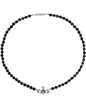 Vivienne Westwood Messaline Orb Choker Necklace - Metallic