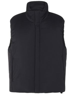 Herno High-Neck Padded Vest - Blue