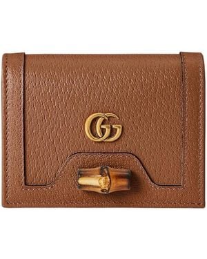 Gucci Diana Card Holder Wallet - Brown