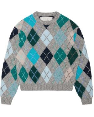 ERL Long-Sleeved Knitwear - Blue