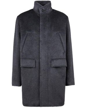 Tod's Long Sleeve Coat - Blue