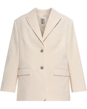 By Malene Birger Single-Breasted Suit Jacket - Natural