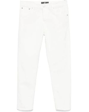 Pt Pantaloni Pt Torino Tapered Fit Jeans - White