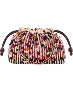 Loewe X Albers Medium Flamenco Purse - Red