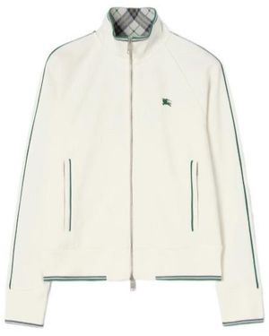 Burberry Nylon Cotton Tennis Jacket - Natural