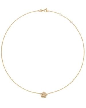 Tory Burch Forget Me Not Pendant Necklace - White
