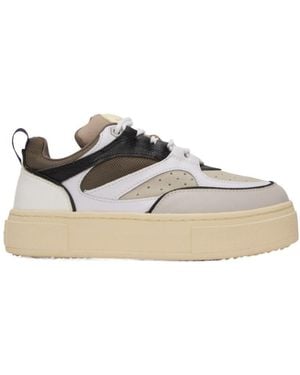 Eytys Sidney Low-Top Leather Trainers - White