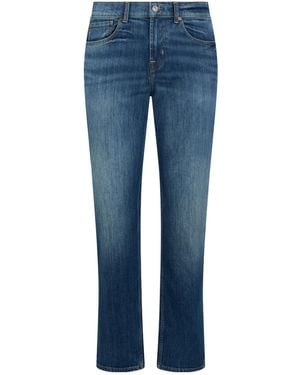 7 For All Mankind Slimmy Straight-Leg Jeans - Blue