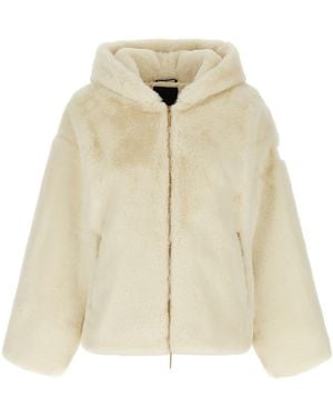 Tatras Yumola Plush Hooded Jacket - Natural
