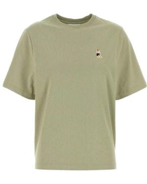 Maison Kitsuné Maison Kitsuné Dressed Fox Comfort T-Shirt - Green