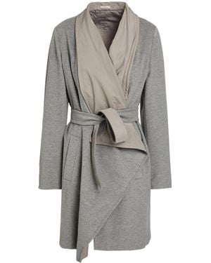 Max Mara Solid Color Coats - Gray