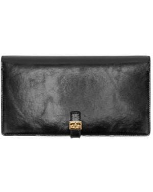 Ganni Sue Slim Long Wallet - Grey