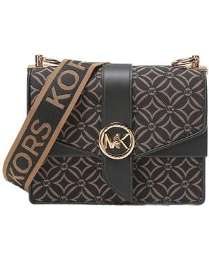 Michael Kors Logo Shoulder Bag - Grey