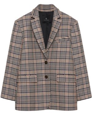 Anine Bing Quinn Blazer - Brown