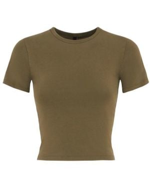 Entire studios Micro Cropped T-Shirt - Green