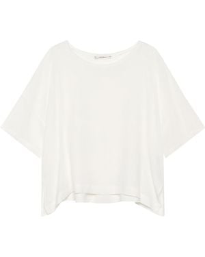 Maliparmi Crepe Blouse - White