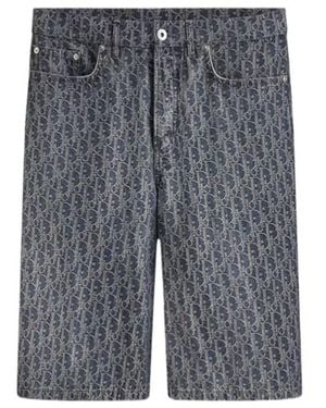 Dior Belt Loop Shorts - Gray