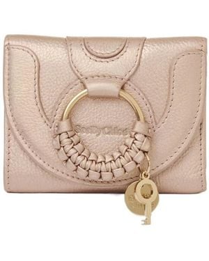 See By Chloé Hana Trifold Wallet - Natural