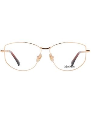 Max Mara Round Frame Glasses - White