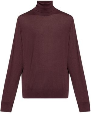 Dolce & Gabbana Turtleneck Sweater - Purple