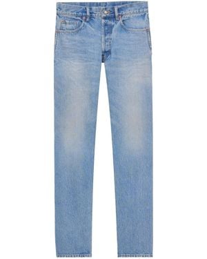 Saint Laurent Mick Long Jeans - Blue