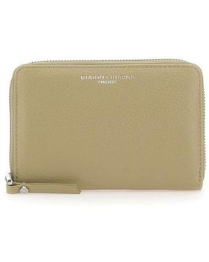 Gianni Chiarini Grain Zip-Around Wallet - Natural