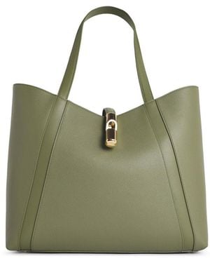 Furla Logo Detail Shoulder Bag - Green