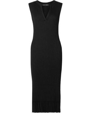 Proenza Schouler Fitted Knit Dress - Black