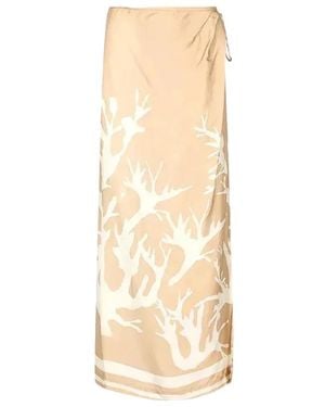 Ottod'Ame Printed Skirt - Natural