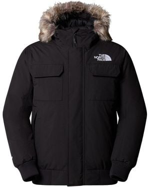 The North Face Fur-Trim Hooded Warm Jacket - Black