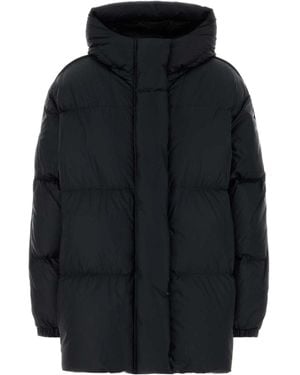Herno Laminar Long Hooded Down Jacket - Blue