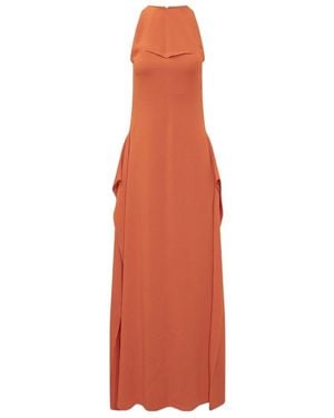 Lanvin Sleeveless Maxi Dress - Red