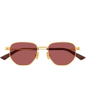 Bottega Veneta Eyewear Split Panthos Sunglasses - Multicolour