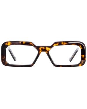 VAVA Eyewear Tortoiseshell-Effect Square Glasses - White