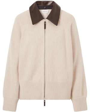 Brandon Maxwell Eco Cashmere Jacket - Natural