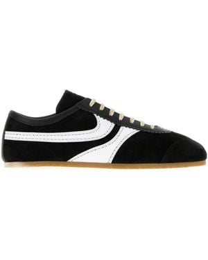 Dries Van Noten Flat-Soled Sneakers - Black